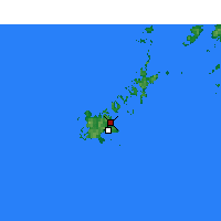 Nearby Forecast Locations - Fukue - карта