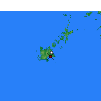 Nearby Forecast Locations - Fukue Аэропорт - карта
