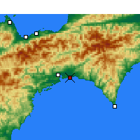 Nearby Forecast Locations - Коти (аэропорт) - карта