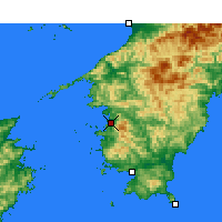 Nearby Forecast Locations - Увадзима - карта