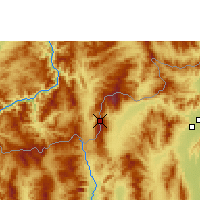 Nearby Forecast Locations - Doi Ang Khang - карта