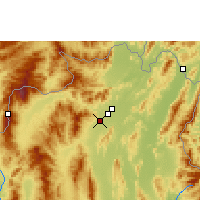 Nearby Forecast Locations - Чианграй - карта