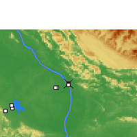 Nearby Forecast Locations - Накхонпханом - карта