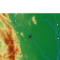 Nearby Forecast Locations - Kamphaeng Phet - карта