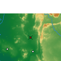 Nearby Forecast Locations - Wichian Buri district - карта