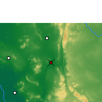 Nearby Forecast Locations - Bua Chum - карта