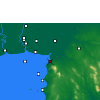 Nearby Forecast Locations - Чонбури - карта