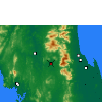 Nearby Forecast Locations - Chawang - карта