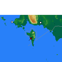 Nearby Forecast Locations - Фукуок - карта