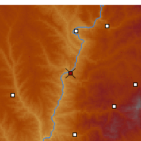 Nearby Forecast Locations - Баодэ - карта