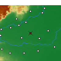 Nearby Forecast Locations - Yanjin - карта