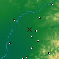 Nearby Forecast Locations - Юйхун - карта