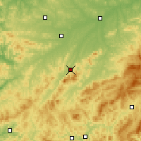 Nearby Forecast Locations - Liuhe - карта