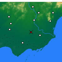 Nearby Forecast Locations - Луаньнань - карта