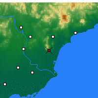 Nearby Forecast Locations - Чанли - карта