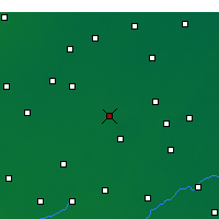 Nearby Forecast Locations - Gucheng - карта