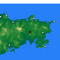 Nearby Forecast Locations - Вэньдэн - карта