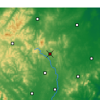 Nearby Forecast Locations - Mazhan - карта