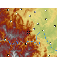 Nearby Forecast Locations - Эмэйшань - карта