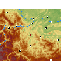 Nearby Forecast Locations - Gao Xian - карта