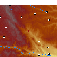 Nearby Forecast Locations - Long Xian - карта