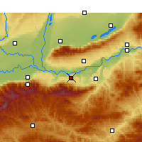 Nearby Forecast Locations - Тунгуань - карта
