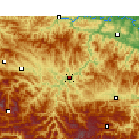 Nearby Forecast Locations - Zhushan - карта