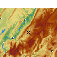 Nearby Forecast Locations - Shizhu - карта
