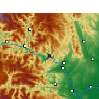 Nearby Forecast Locations - Sanxia - карта