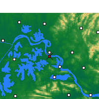 Nearby Forecast Locations - Эчжоу - карта