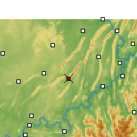 Nearby Forecast Locations - Юнчуань - карта
