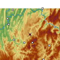 Nearby Forecast Locations - Nanchuan - карта