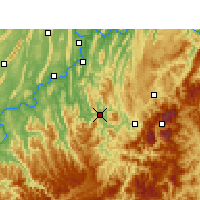 Nearby Forecast Locations - Цицзян - карта