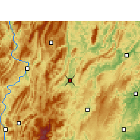 Nearby Forecast Locations - Xiushan - карта