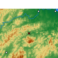 Nearby Forecast Locations - Аньхуа - карта