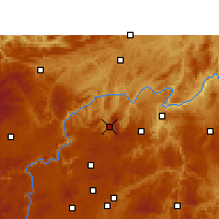 Nearby Forecast Locations - Xifeng/GZH - карта