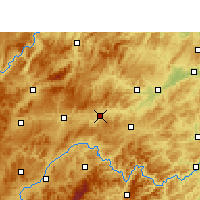Nearby Forecast Locations - Zhenyuan/GZH - карта