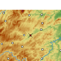 Nearby Forecast Locations - Yuping - карта