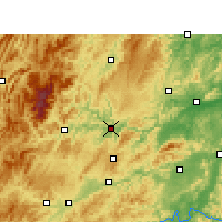 Nearby Forecast Locations - Tongren - карта