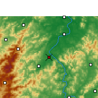 Nearby Forecast Locations - Wan'an - карта