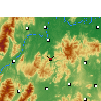 Nearby Forecast Locations - Шуанпай - карта