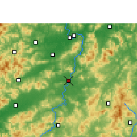 Nearby Forecast Locations - Xinfeng/JXI - карта