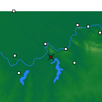 Nearby Forecast Locations - Shou Xian - карта