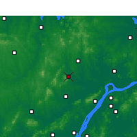 Nearby Forecast Locations - Чучжоу - карта