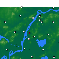 Nearby Forecast Locations - Мааньшань - карта