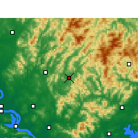 Nearby Forecast Locations - Yingshan/HUB - карта