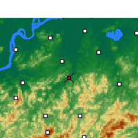 Nearby Forecast Locations - Jing Xian - карта