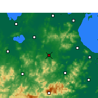 Nearby Forecast Locations - Гуандэ - карта
