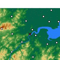 Nearby Forecast Locations - Ханчжоу - карта