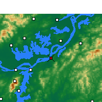 Nearby Forecast Locations - Пэнцзэ - карта